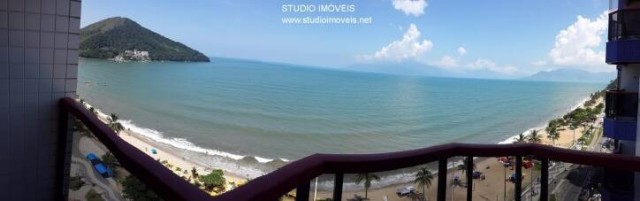 Apartamento Frente Mar na Praia Martim de Sá, locação em Caraguatatuba