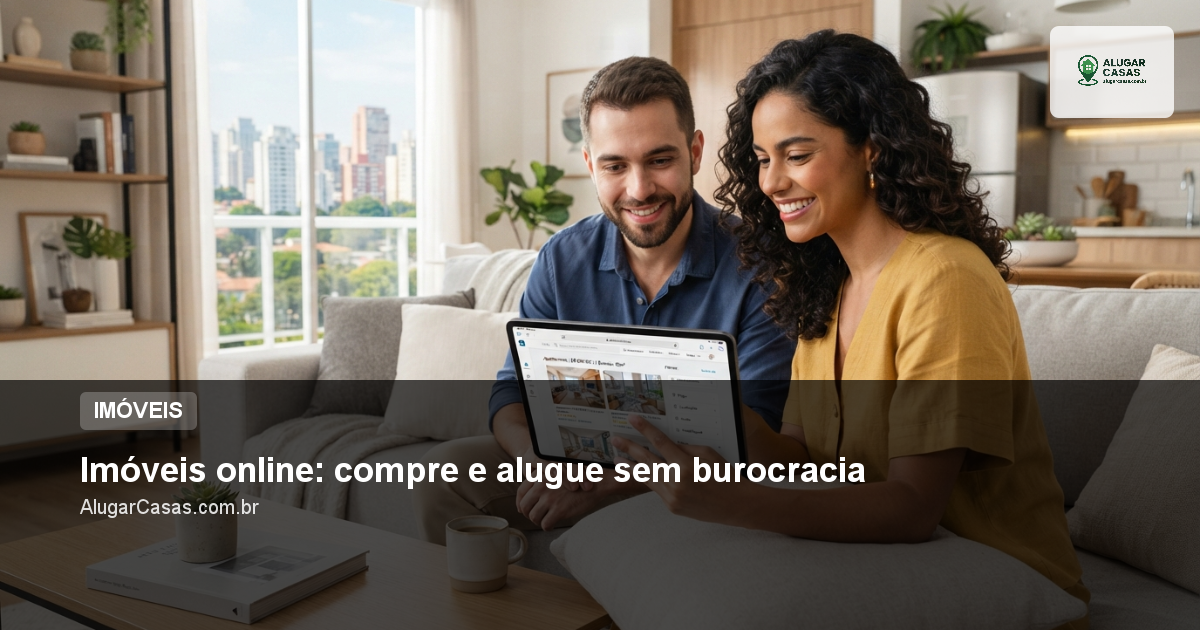 Imóveis online: compre e alugue sem burocracia