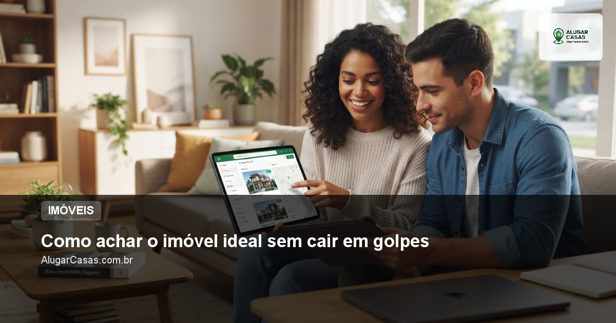 Como achar o imóvel ideal sem cair em golpes