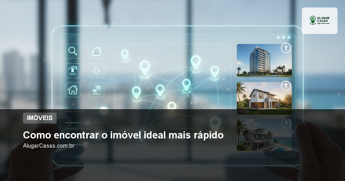 Como encontrar o imóvel ideal mais rápido