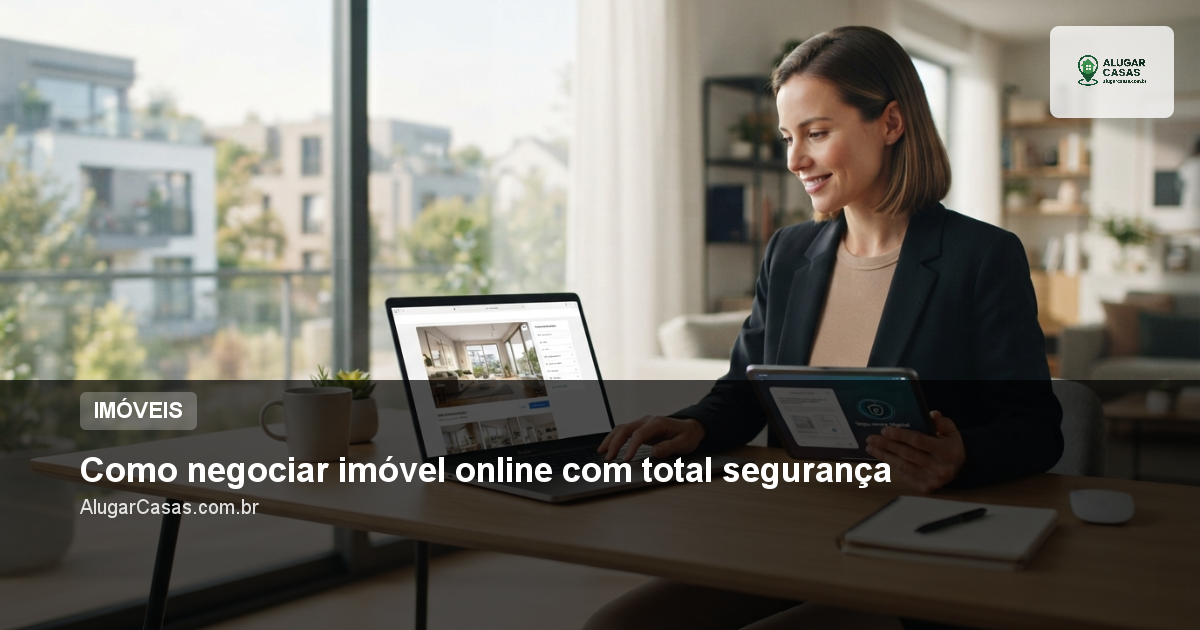 Como negociar imóvel online com total segurança