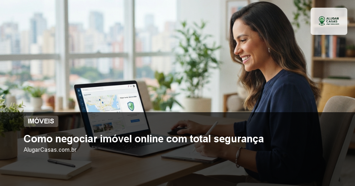 Como negociar imóvel online com total segurança