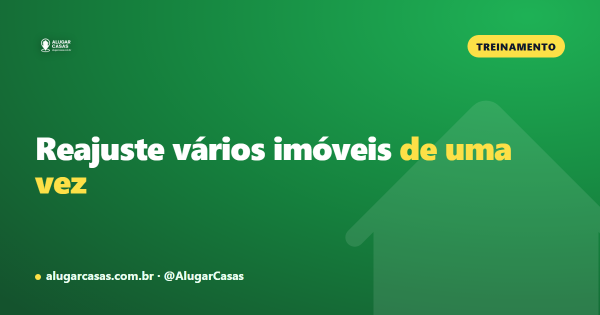 Alteração em lote de imóveis: reajuste preços e dados em segundos