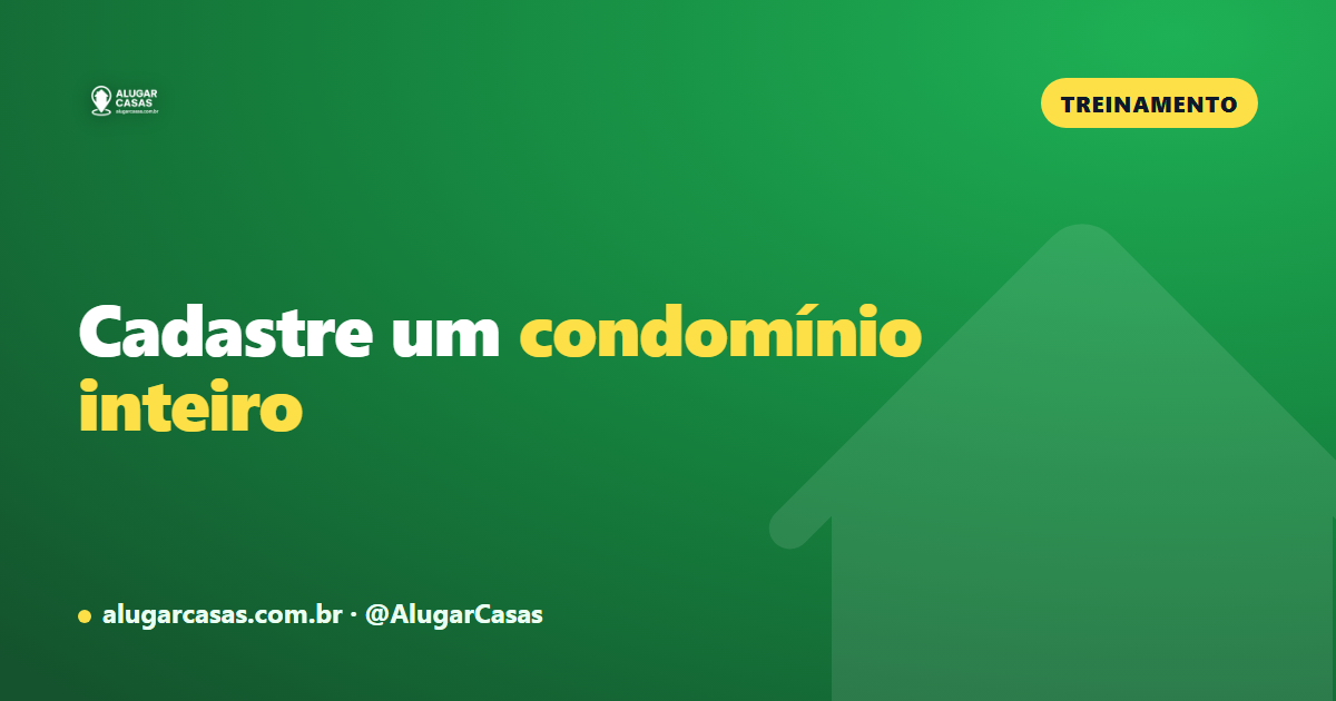 Duplicar imóvel: cadastre lançamentos e condomínios sem recomeçar