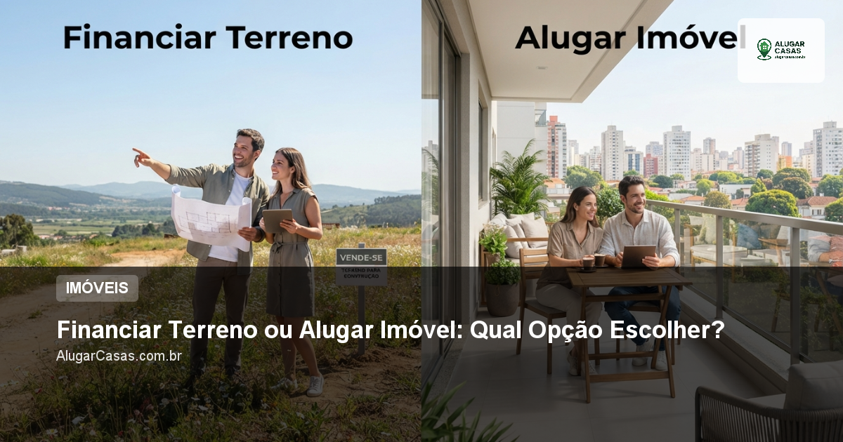 Financiar Terreno ou Alugar Imóvel: Qual Opção Escolher?