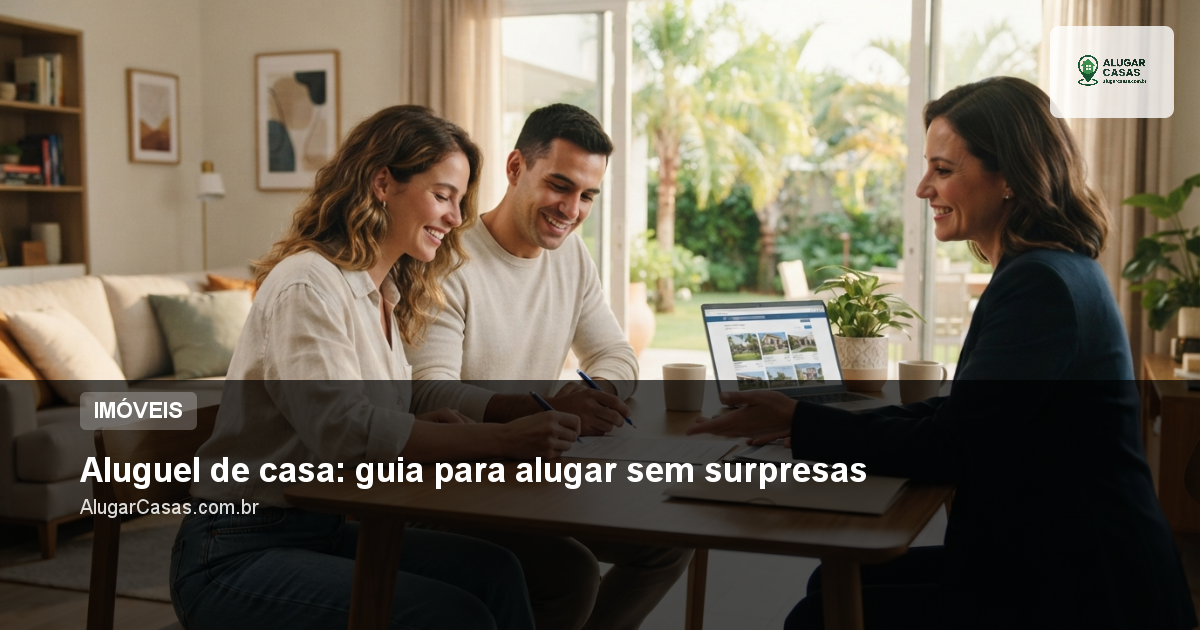 Aluguel de casa: guia para alugar sem surpresas