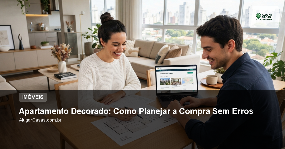 Apartamento Decorado: Como Planejar a Compra Sem Erros