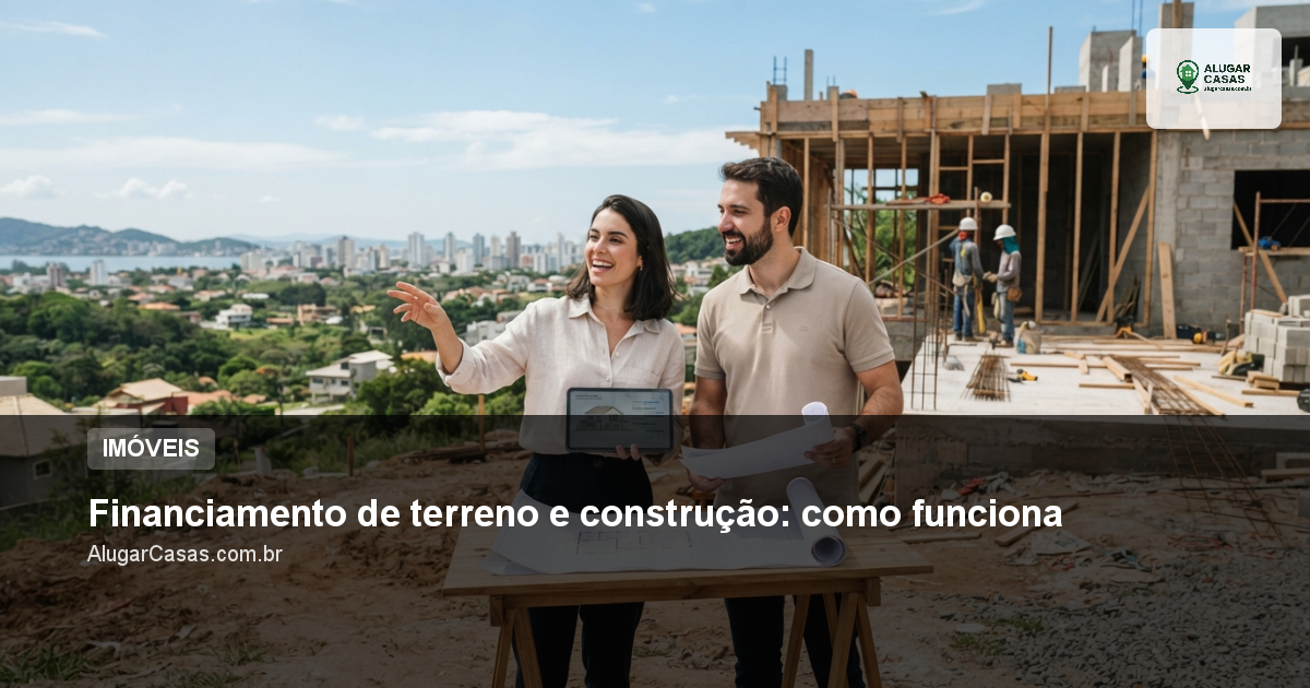 Financiamento de terreno e construção: como funciona