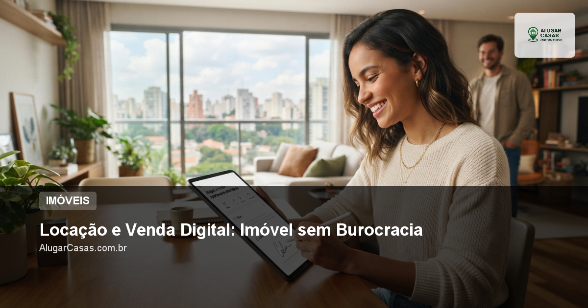 Locação e Venda Digital: Imóvel sem Burocracia
