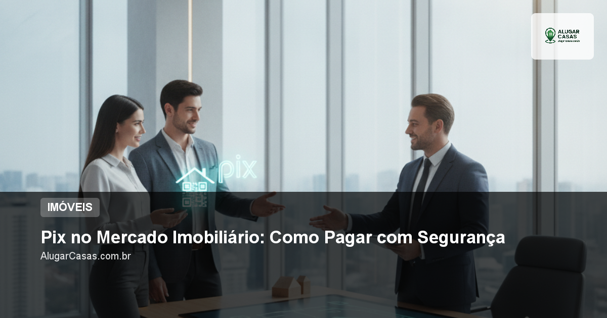 Pix no Mercado Imobiliário: Como Pagar com Segurança