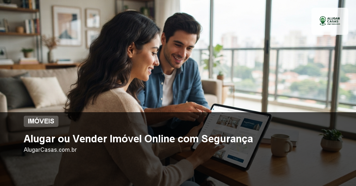 Alugar ou Vender Imóvel Online com Segurança