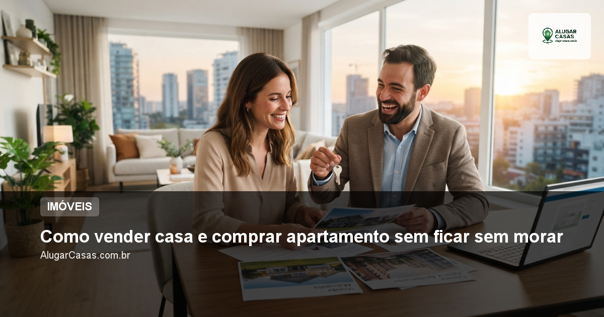 Como vender casa e comprar apartamento sem ficar sem morar